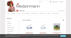 Desktop Screenshot of medizinmannshop.de